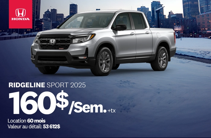 Bannière de Promotion Ridgeline Sport 2025